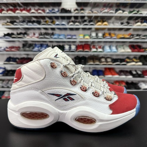 Reebok question mid red toe - reebok,