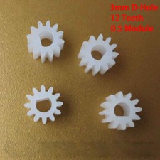 12 Teeth 0.5 Module 3mm D-Hole