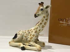 Sitting Baby Giraffe Figurine
