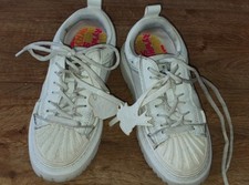 Staccato X Timothy Goodman Trainer Sneakers, White Leather UK Size 4.5