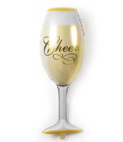 Champagne glass foil - 38”,