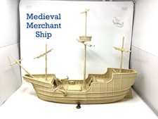 Medieval Merchant Ship 28mm. Huge multi-deck 3 mast ship with detailed interior