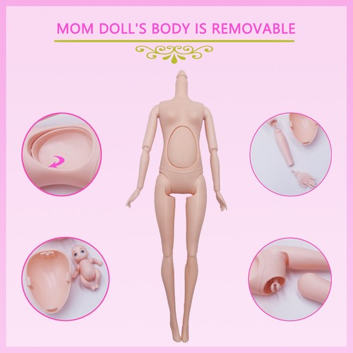 Family doll set lovely vivid - family,