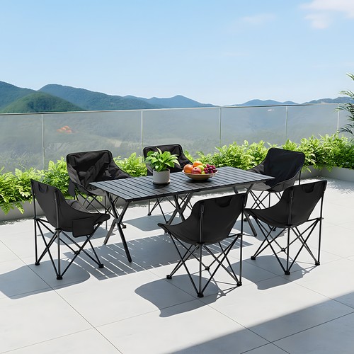 Folding camping table - folding,