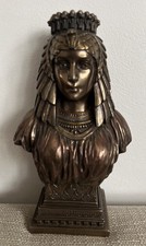 Cleopatra Figurine Veronese 2011 Sculpture Ornament Art Deco Cold Cast Bronze 8”