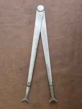 Unusual Engineers Compass Dividers With Adjustable Multifunction Tips 13.5"