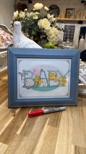 Vintage decoupage baby - 3d,