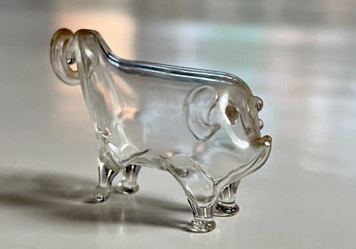 Vintage hand blown small glass - vintage,