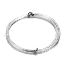 10m Silver Aluminium Wire - 0.8mm - 20 Gauge - Craft Wire - P01483