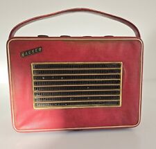 Transistor radio Hacker Herald 1960’s LW & MW in red