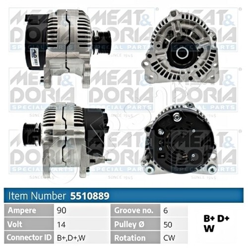 Alternator fits audi avant - alternator,