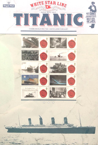 2012 titanic stamp - titanic,