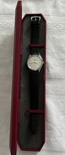 Used - Ingersoll Ladies Watch - Black Leather Strap - Fully Working - Free P&P