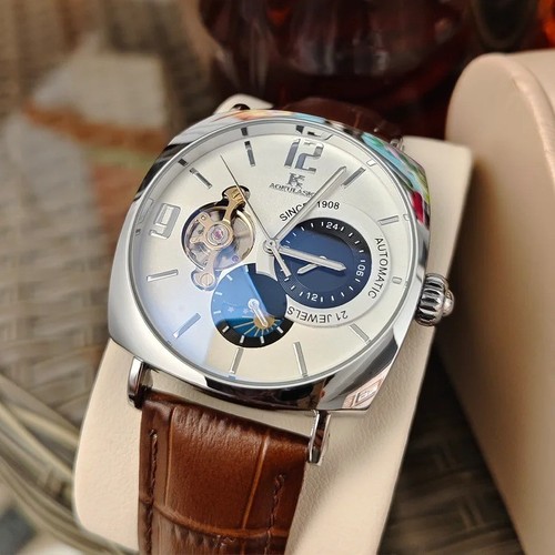 Men skeleton mechanical - skeleton, watch