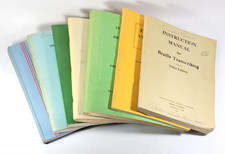 Braille Instruction Manual Lot