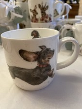 BN Wrendale For Royal Worcester ‘Friday Feeling’ Mug Dachshund China