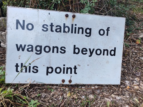 Original railway sign or - original,