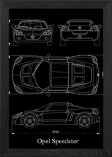 Opel Speedster Blueprint
