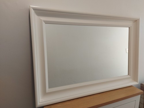 Ikea hemnes white mirror - white, x