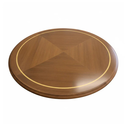 Round luxury marine teak table - luxury,