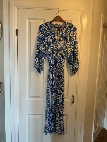 Ladies blue dress - blue, size
