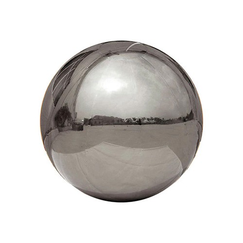 Shiny silver mirror pvc giant - silver,