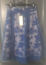 Coast Blue Lace Floral Trellis