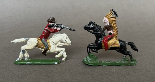 1950s vintage lead cowboy - ,