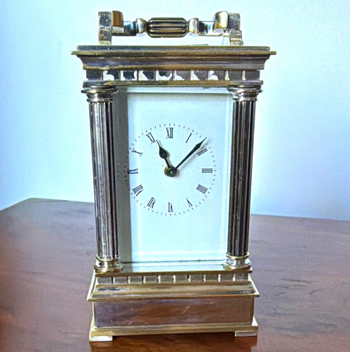 Brass cased miniature carriage