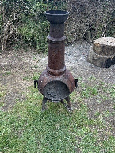 Cast iron chiminea - iron,