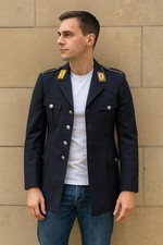 Mens Vintage Military Coat