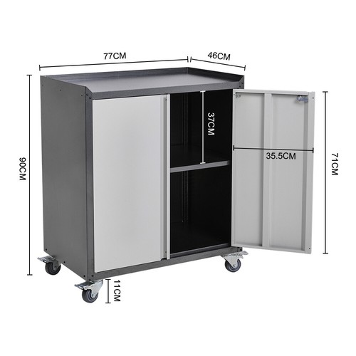 Mobile steel storage cabinet - mobile,