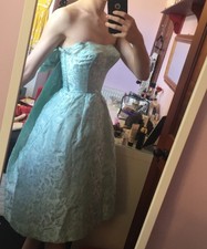 1950s Original Vintage Brocade