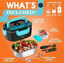 TRAVELISIMO Heated Lunch Box