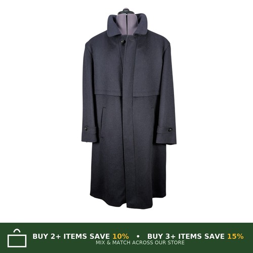 Monarch loden overcoat navy - overcoat,