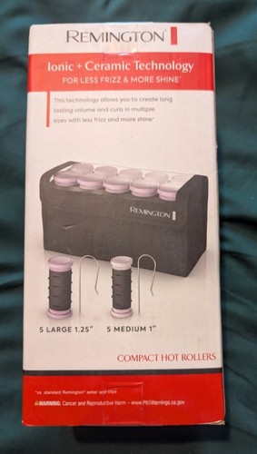 Remington compact hot rollers - hot,