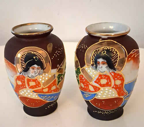 Vintage japanese satsuma - japanese, style