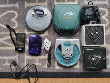 Sony walkman portable cd player,JOB LOT,Alba mp3 player,Blaupunkt headphones.