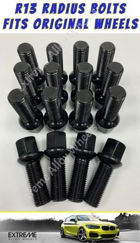 Black bolts fits volkswagen - black,