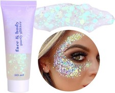 Body Glitter Gel, 50ml Face