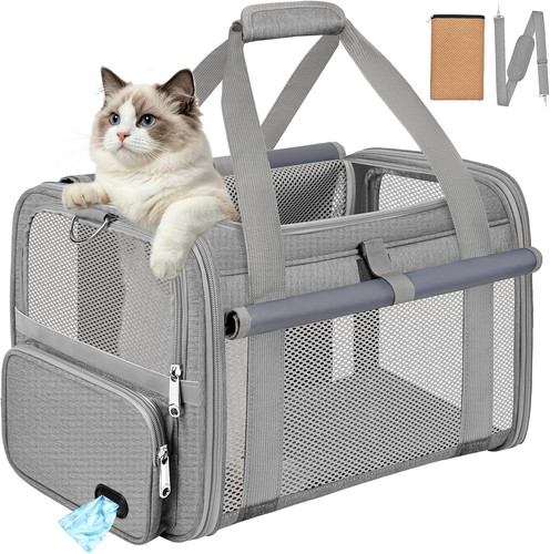 Soft sided cat carrier - sided, bag