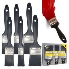 6 Pack Paint Brush Set