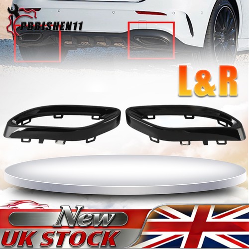 2pcs gloss black exhaust - gloss,
