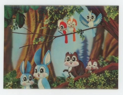 Forest scene with - scene, woodland