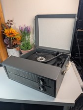 Blue Fidelity Vintage Auto Changer Record Player - Spares Or Repair 