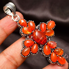 Carnelian Pendant Gemstone 925