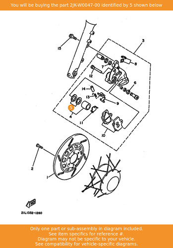Yamaha caliper seal kit - seal,