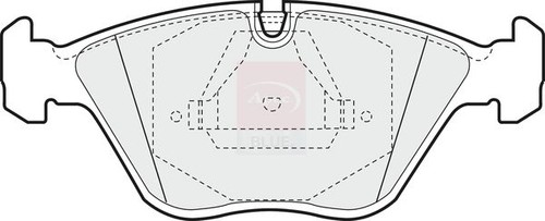Apec front brake pad - apec,