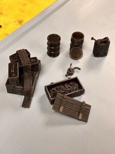 Wwii resin accessories - 1/35,