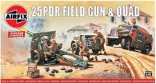 Airfix 25PDR Field Gun & Quad